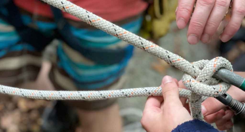 rock climbing outdoor leadership course for adults